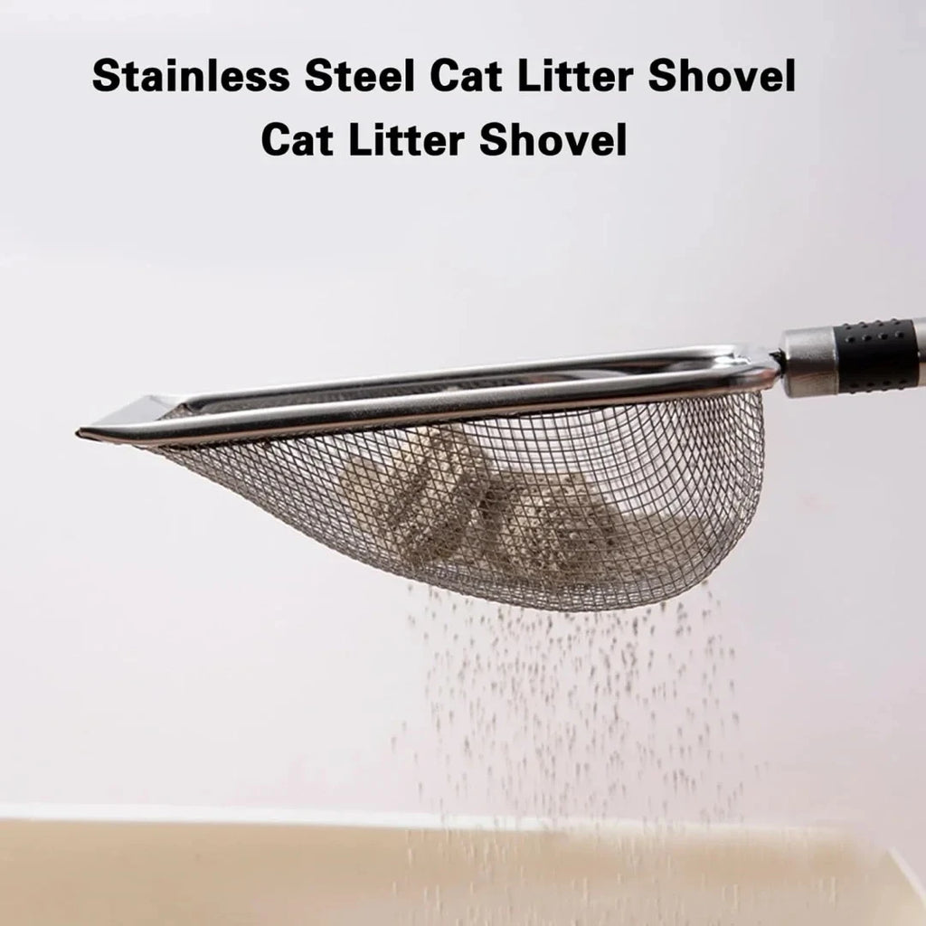 Premium Stainless Steel Cat Litter Scoop