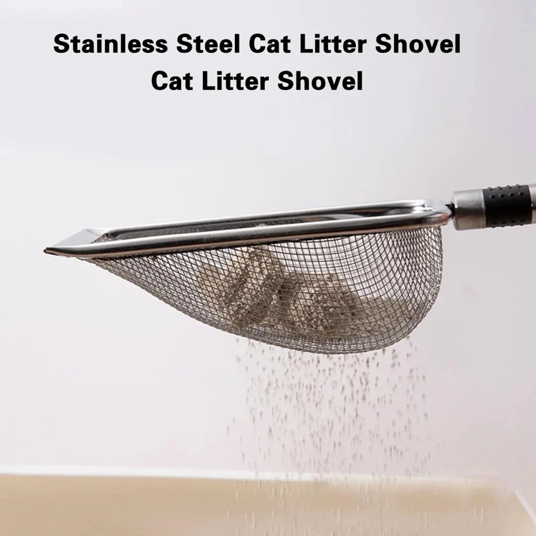 Premium Stainless Steel Cat Litter Scoop