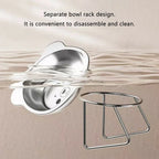 Elevated Stainless Steel Cat Bowl