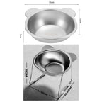 Elevated Stainless Steel Cat Bowl