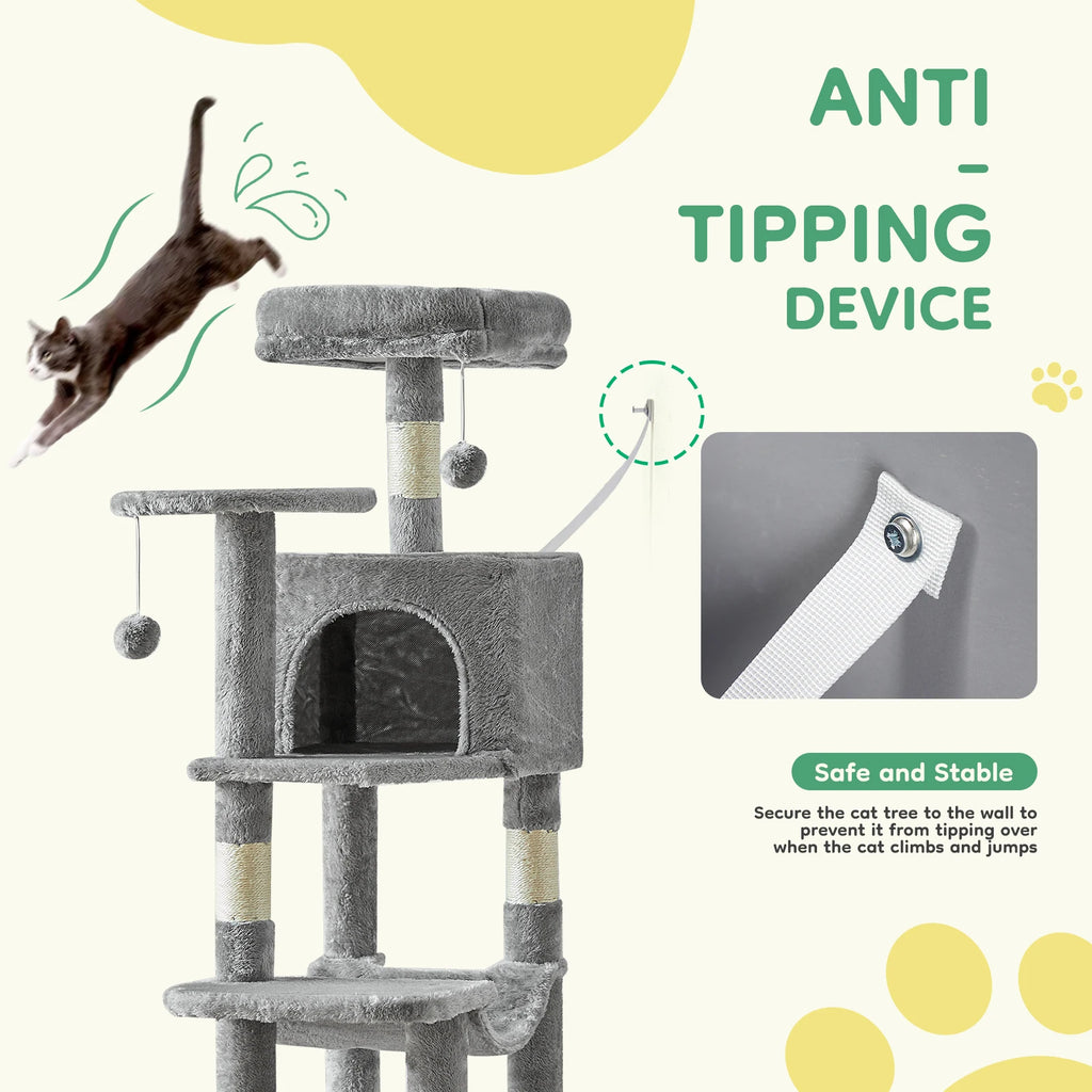 Tall Cat Tree & Climbing Tower