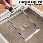 Premium Stainless Steel Cat Litter Scoop