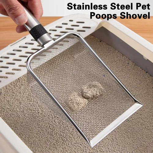 Premium Stainless Steel Cat Litter Scoop