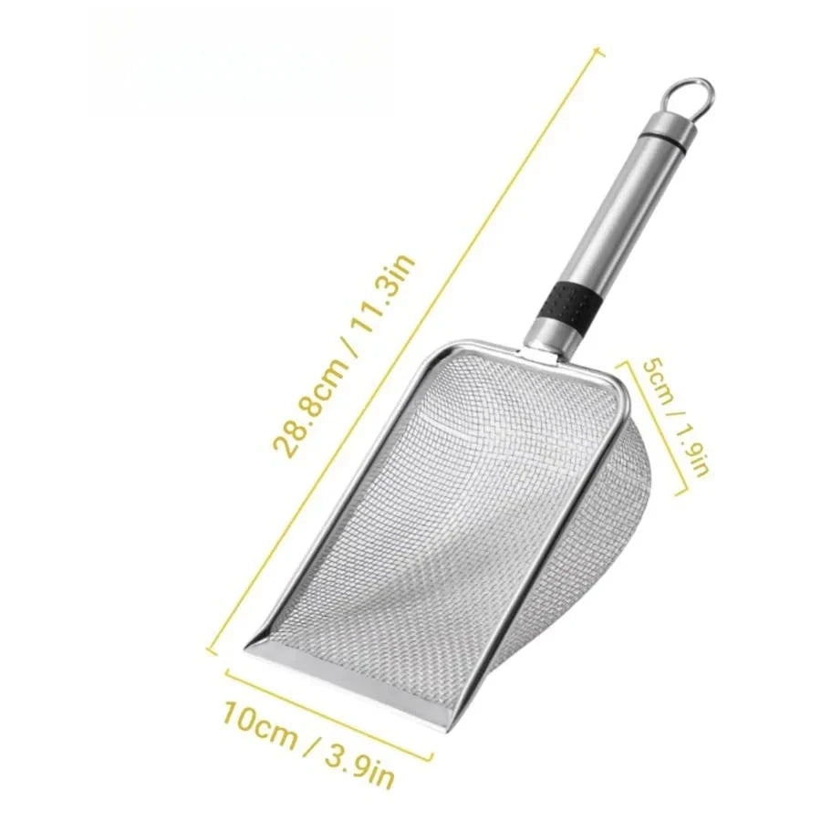 Premium Stainless Steel Cat Litter Scoop