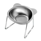 Elevated Stainless Steel Cat Bowl