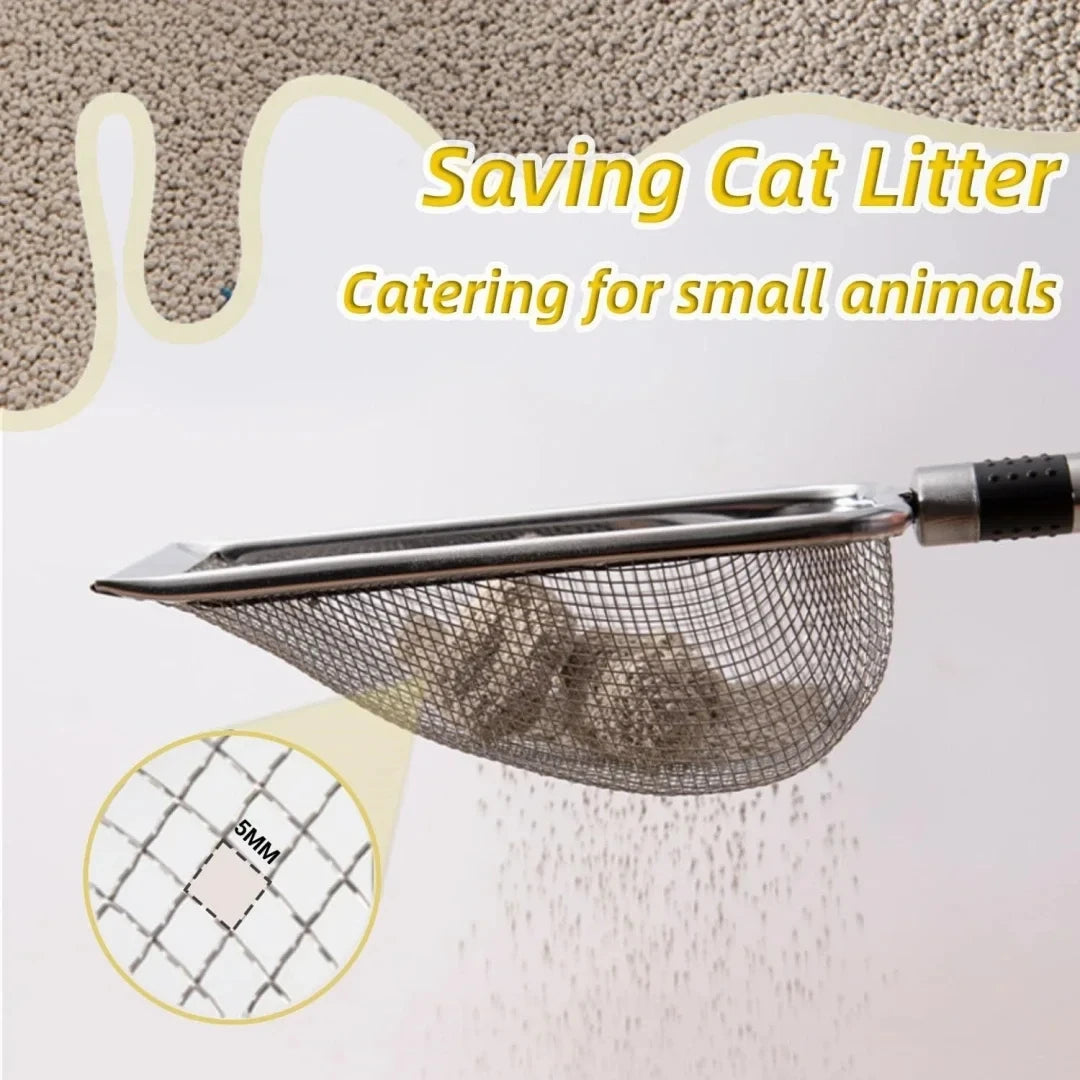 Premium Stainless Steel Cat Litter Scoop